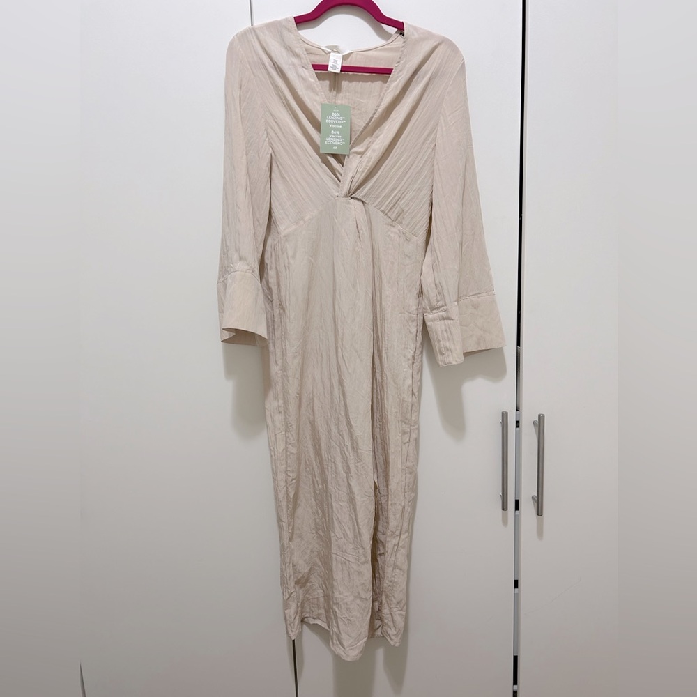 H&M knot detail dress